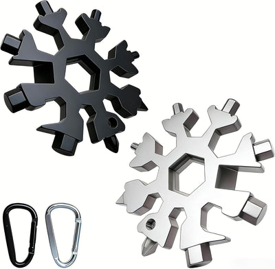 Pack 2 Multiherramientas Acero Inox 18en1 Mosqueton