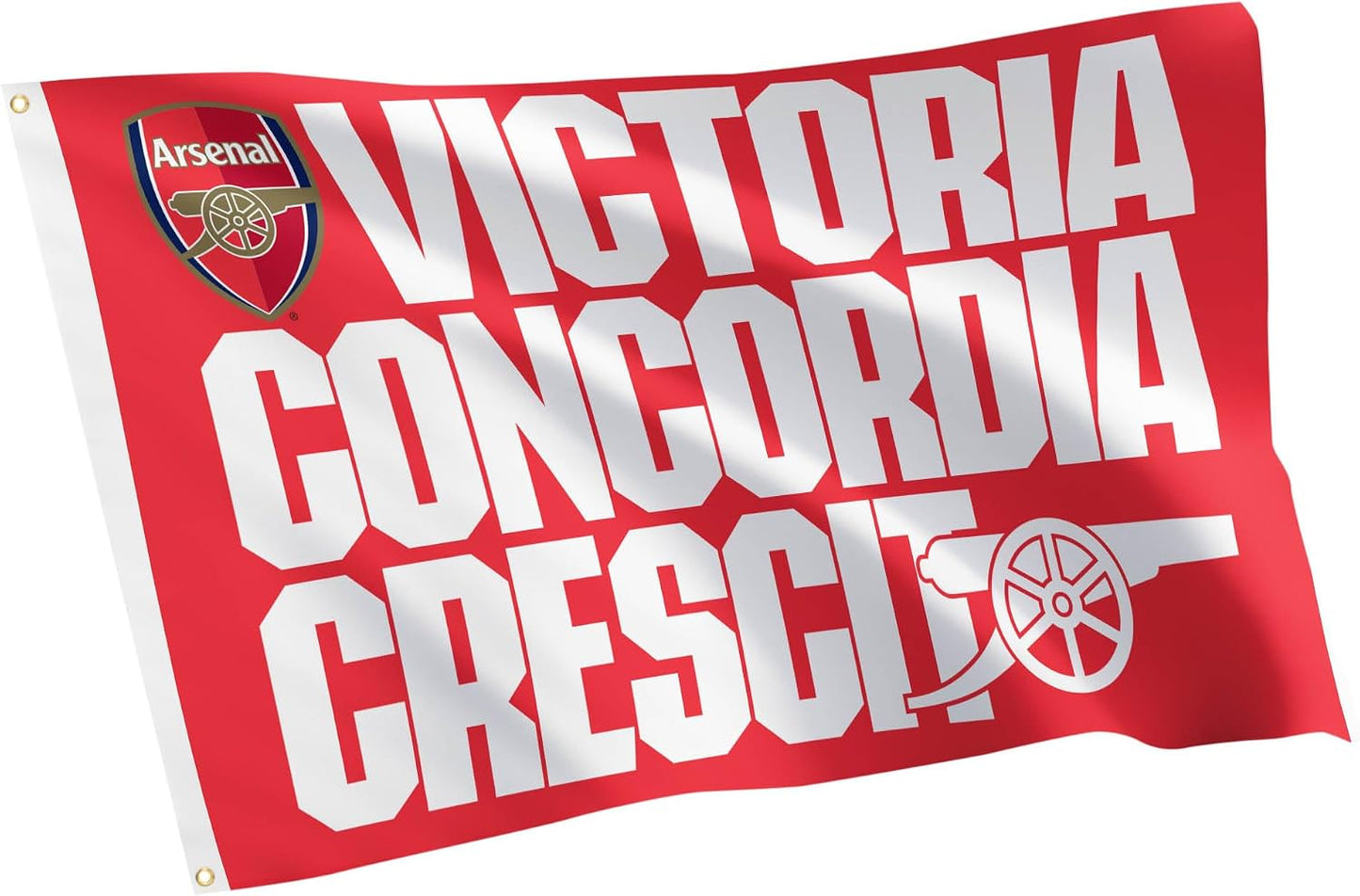 Bandera Arsenal FC 3x5ft para interiores y exteriores