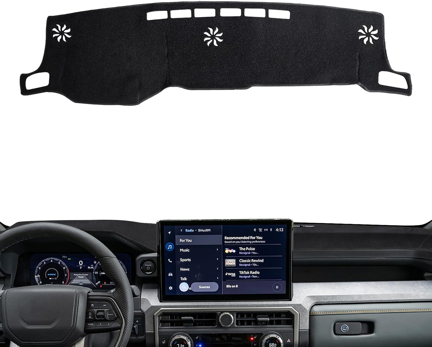 Cubierta tablero Toyota Tacoma 2024-25 negro