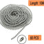 Collar cadena bola acero inox 33ft 60 conectores plateado perro