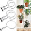 Estante ajustable para plantas 5 soportes poste lámpara metal
