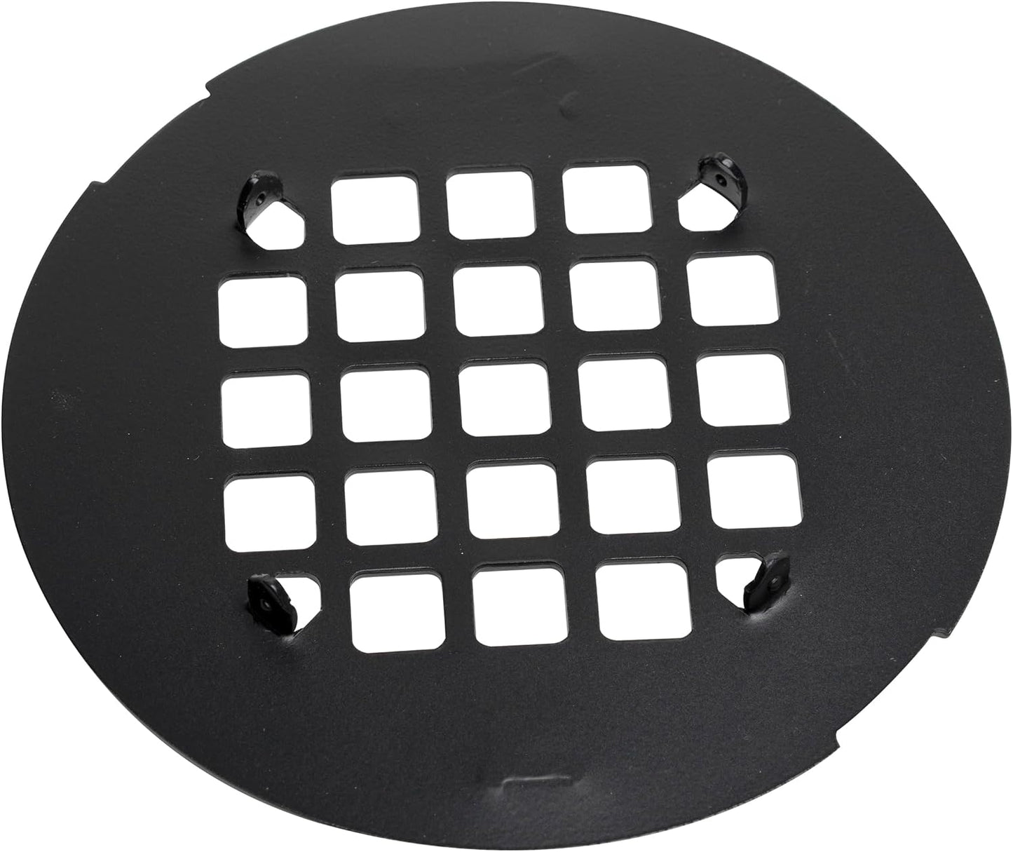 Colador ducha redondo Snap-Tite 4.25pulg negro mate