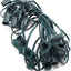 Set Cadena Luces C7 E12 Espaciado Verde Exterior
