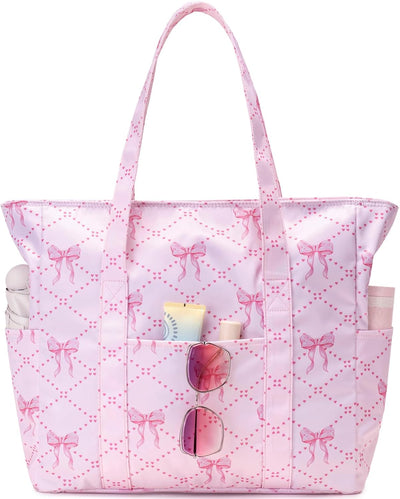 Bolsas playa mujer impermeable doble cremallera 3 bolsillos