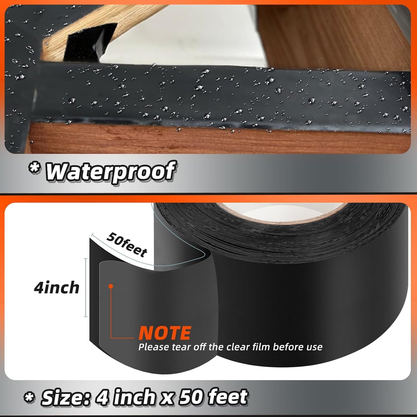 Cinta vigueta 4" x50pies resistente autoadhesiva
