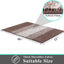 Tapete puerta entrada antiderrap absorbente 32x48" café