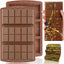 Molde silicona barras chocolate 2 pzas 0.85pulg sin BPA