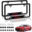 Soporte placa matrícula 6x12" comp Camaro RS fibra carbono
