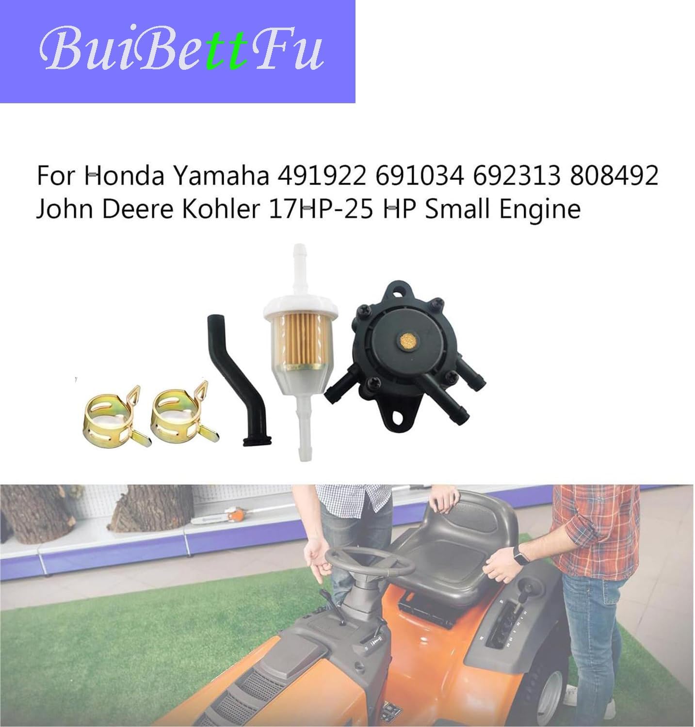 Bomba combustible manguera 3" comp Tractor 17-25HP