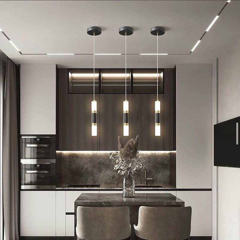 Lámpara colgante LED cocina dormitorio set 3