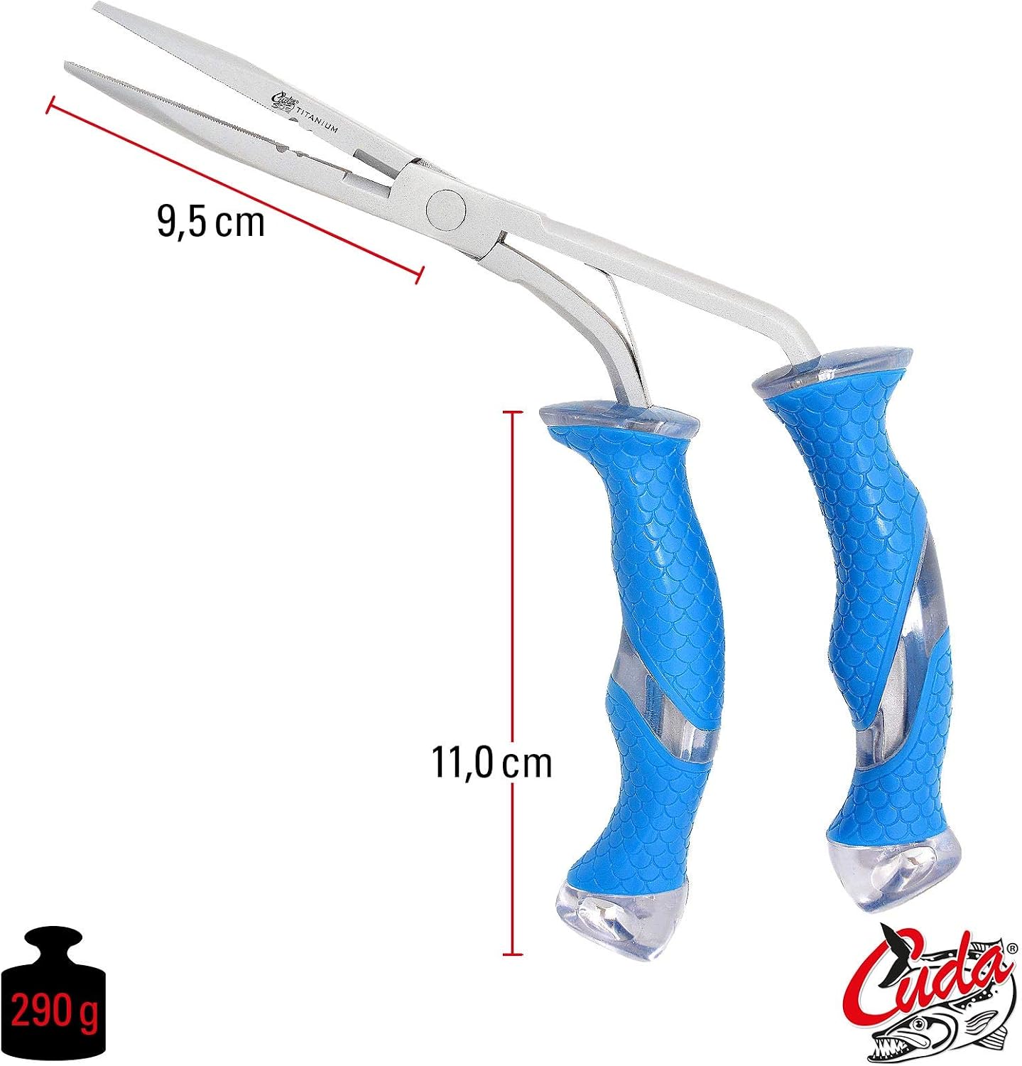 Alicates pesca 9" crimpador integrado cortadores