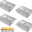 Sartén acero inox con tapa 52.8x33cm