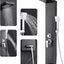 Torre ducha acero inox 46.5" 4 modos ducha