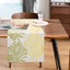 Camino mesa poliéster reversible 12x70pulg amarillo
