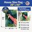 Bandera jirafa para porche poliéster tamaño casa multicolor