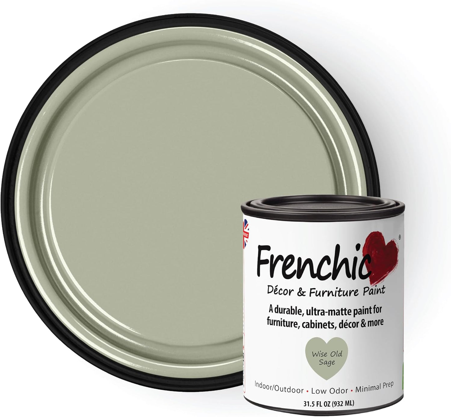 Pintura decorativa muebles ultra mate Salvia 1qt