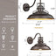 Apliques pared vintage bronce ennegrecido 12pulg pack 2
