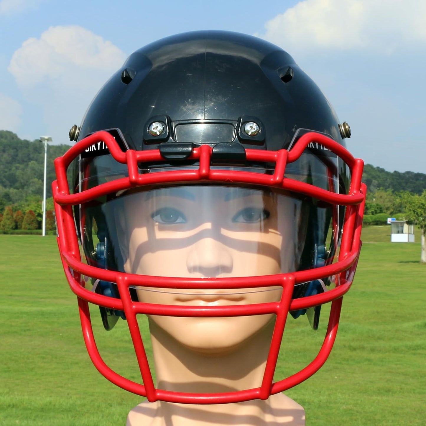 Visera fútbol para casco juvenil y adulto