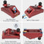 Llave código morse aluminio gris ajustable rojo