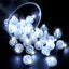 30 Pzas Luces LED Bola para Linterna Papel Navidad Halloween