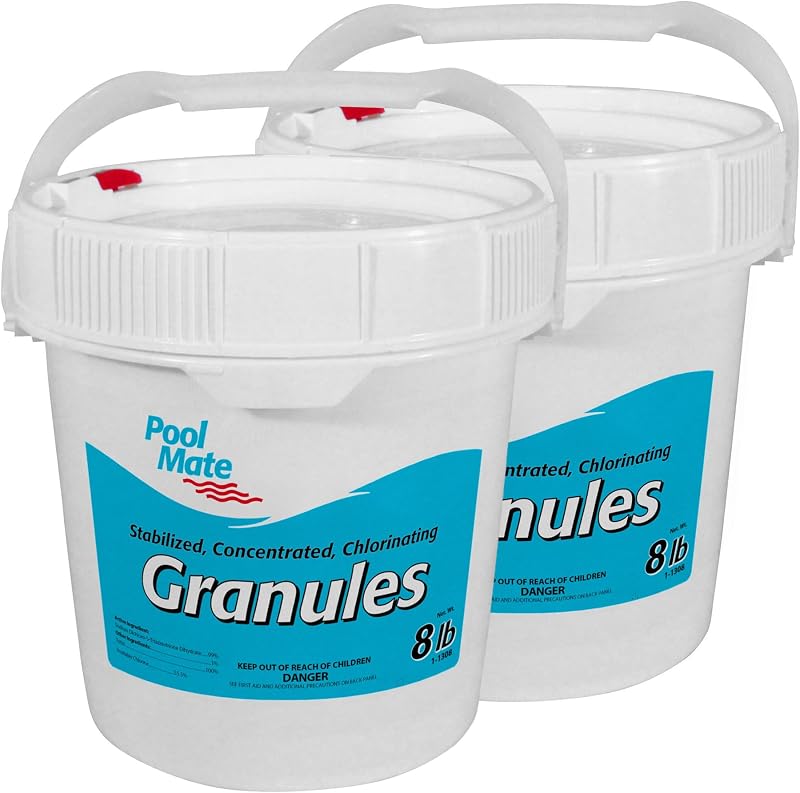 Gránulos cloro piscina 16lb fabricados EE.UU.