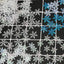 Confeti nieve blanco azul paquete fiesta Navidad bodas cumpleaños