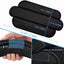 2 Almohadillas hombro gruesas antiderrap transpirables negro