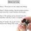 12 Anillos Amarre Riel L Acero Inox Reutilizables