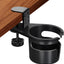 Soporte tazas giratorio con clip antiderrames oficina hogar