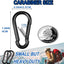 20 Clips Mosquetón Negro M5 3/16pulg para Pesca Camping