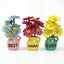 Set 3 Vasos Cerámica con Flores para Nevera Regalo Abuela