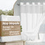 Cortina ducha 71x74pulg forro PEVA impermeable