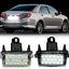 Luz LED placa matrícula Toyota Camry Highlander 18-SMD pack 2