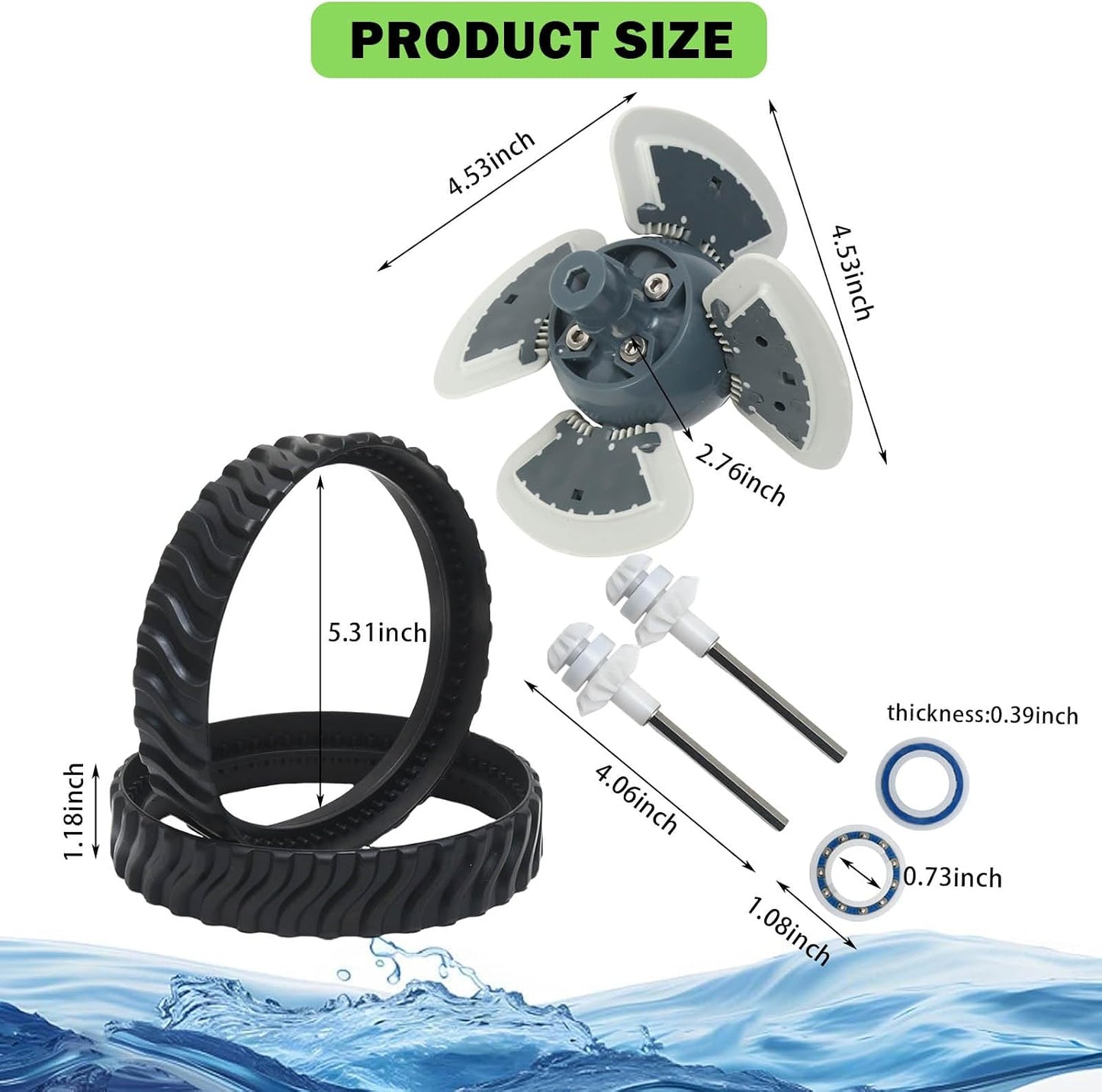 Kit afinación pzas Zodiac Baracuda MX6 MX8