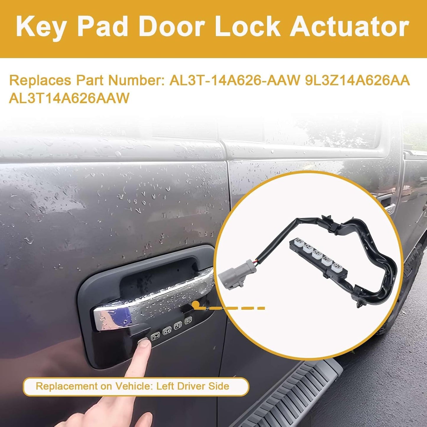 Actuador teclado puerta Ford F150 09-14 izq conductor