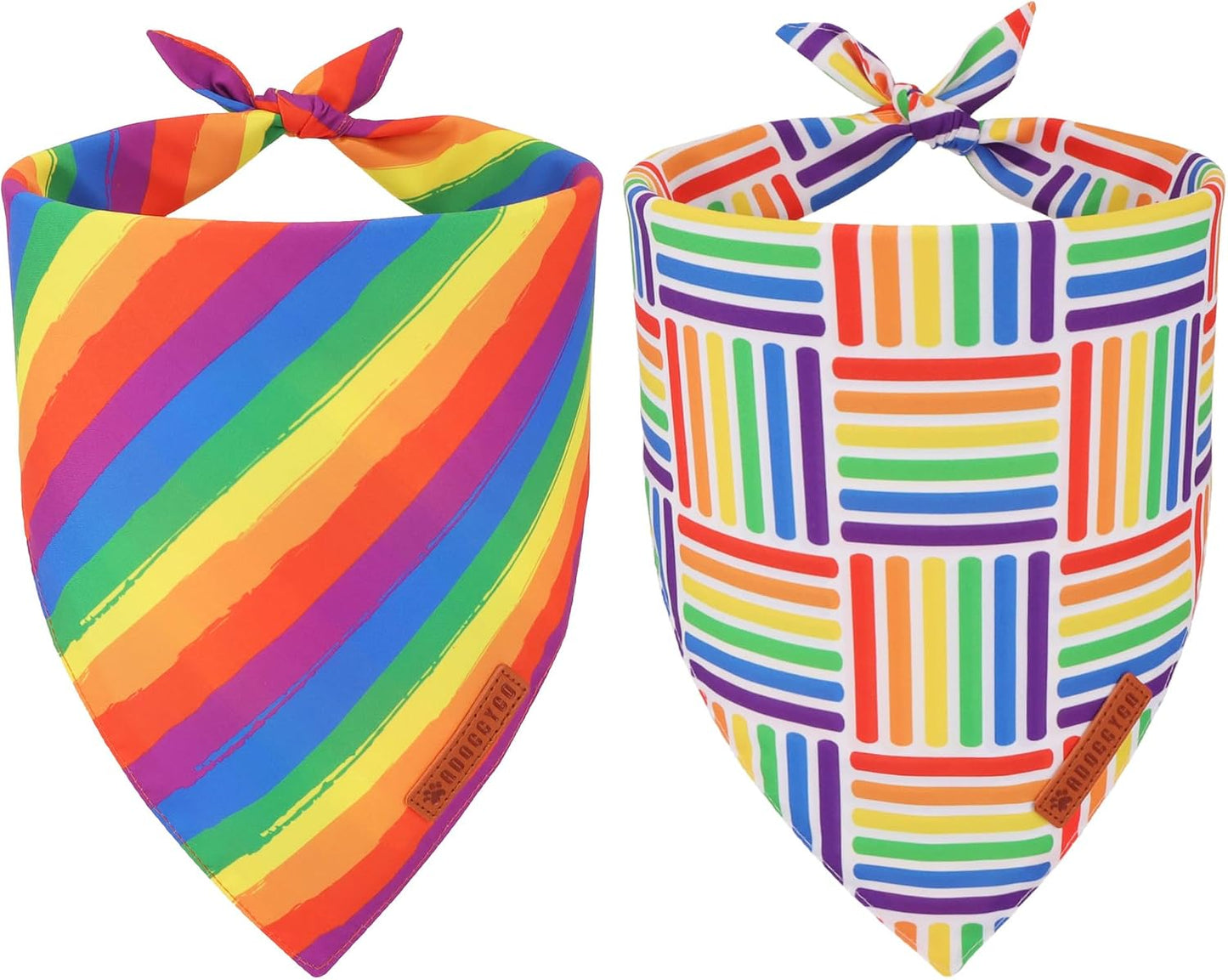 Bandana arco iris para perros medianos y grandes