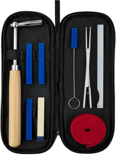 Kit afinación piano con tira fieltro y abrazadera goma