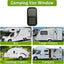 Ventana corrediza tintada RV 12x24pulg certificada DOT