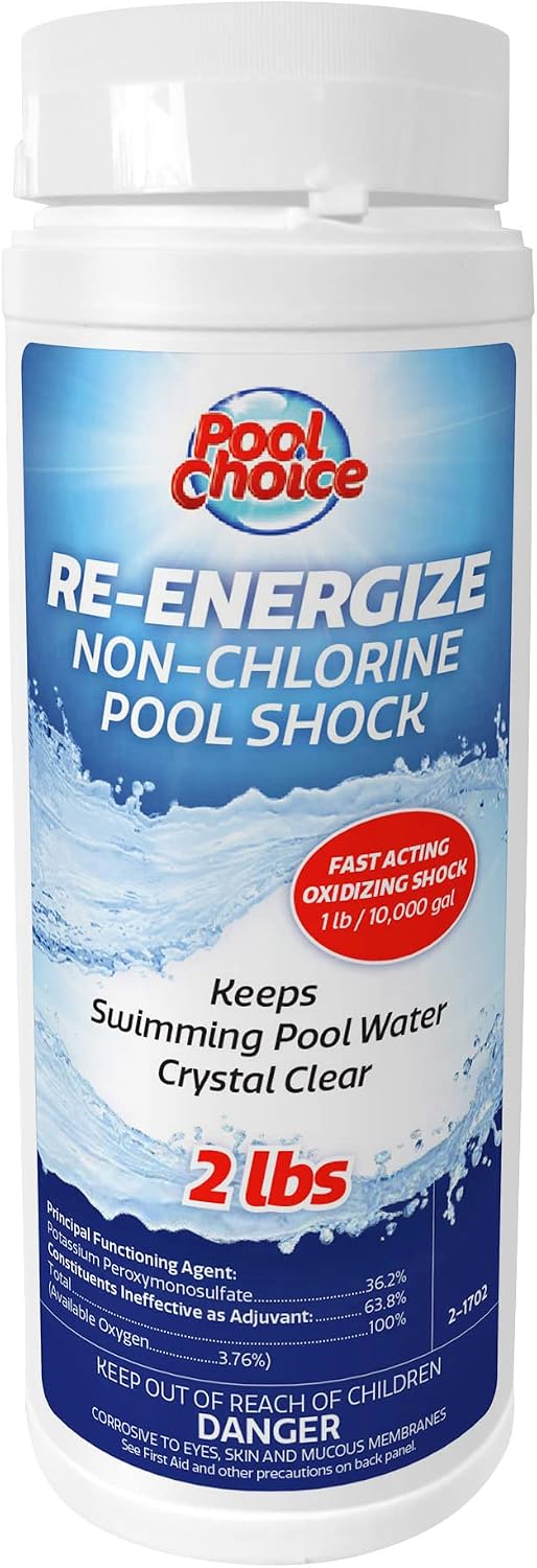 Amortiguador piscina sin cloro 2lb fabricado EE.UU.