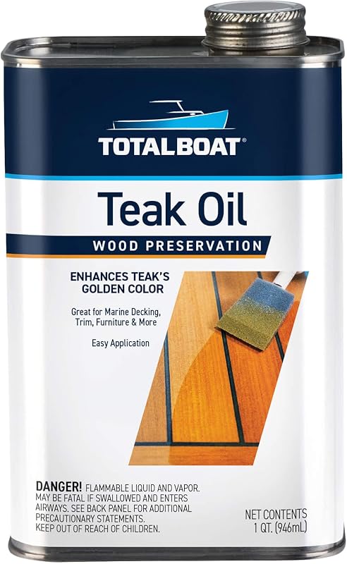 Sellador teca marina prémium 1qt para barcos y muebles
