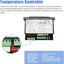 Controlador temperatura digital Dixell 120V con sonda NTC