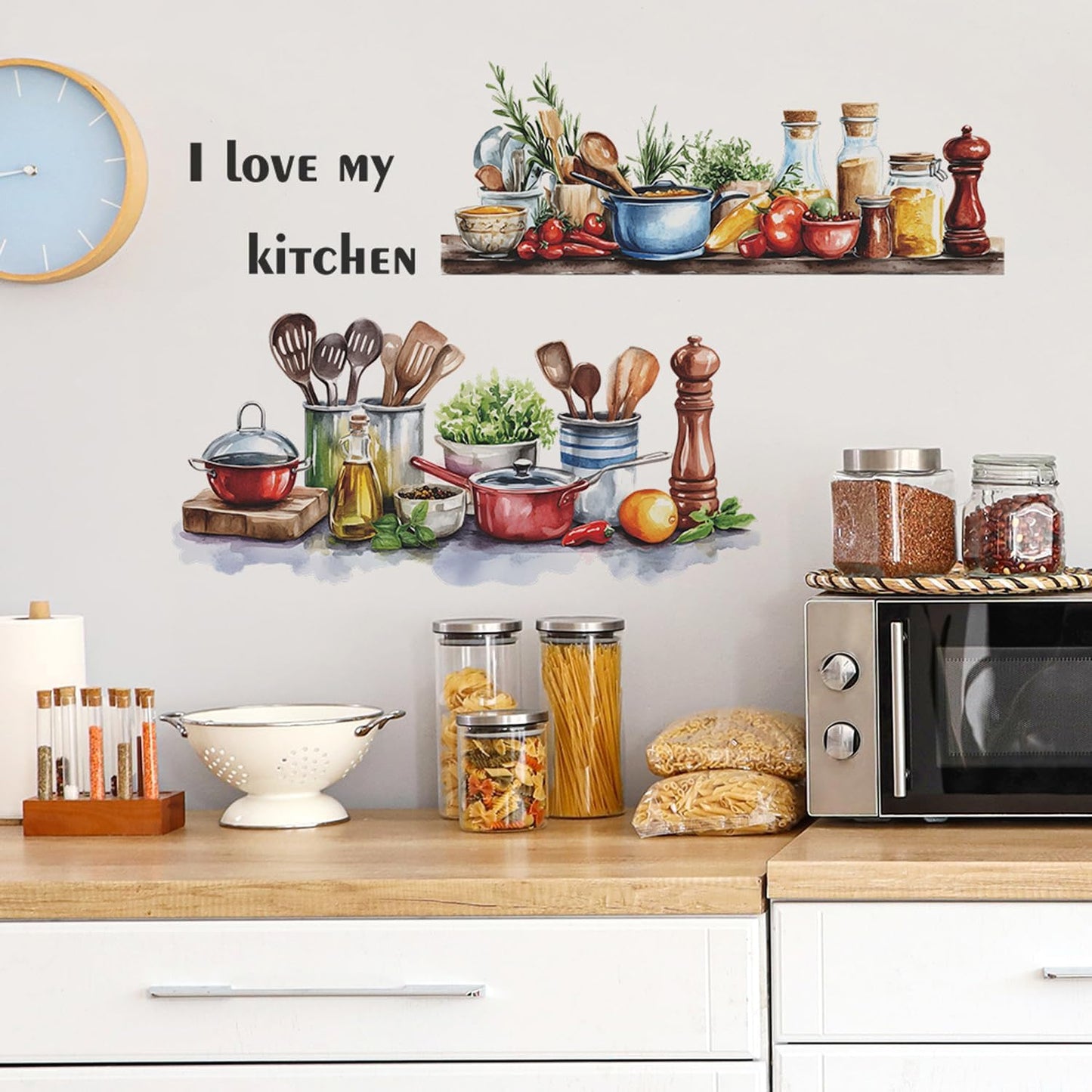 Adhesivos pared cocina extraíbles para comedor y hogar