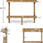 Mesa bar balcón madera acacia al aire libre teñida