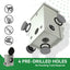 Cable generador NEMA L14-30P a L14-30R 30ft con caja entrada