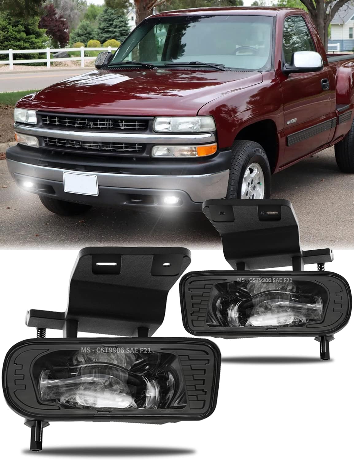 Luces niebla LED 60W comp Chevy Silverado 99-02