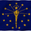 Bandera Indiana 3x5ft poliéster doble costura ojales latón