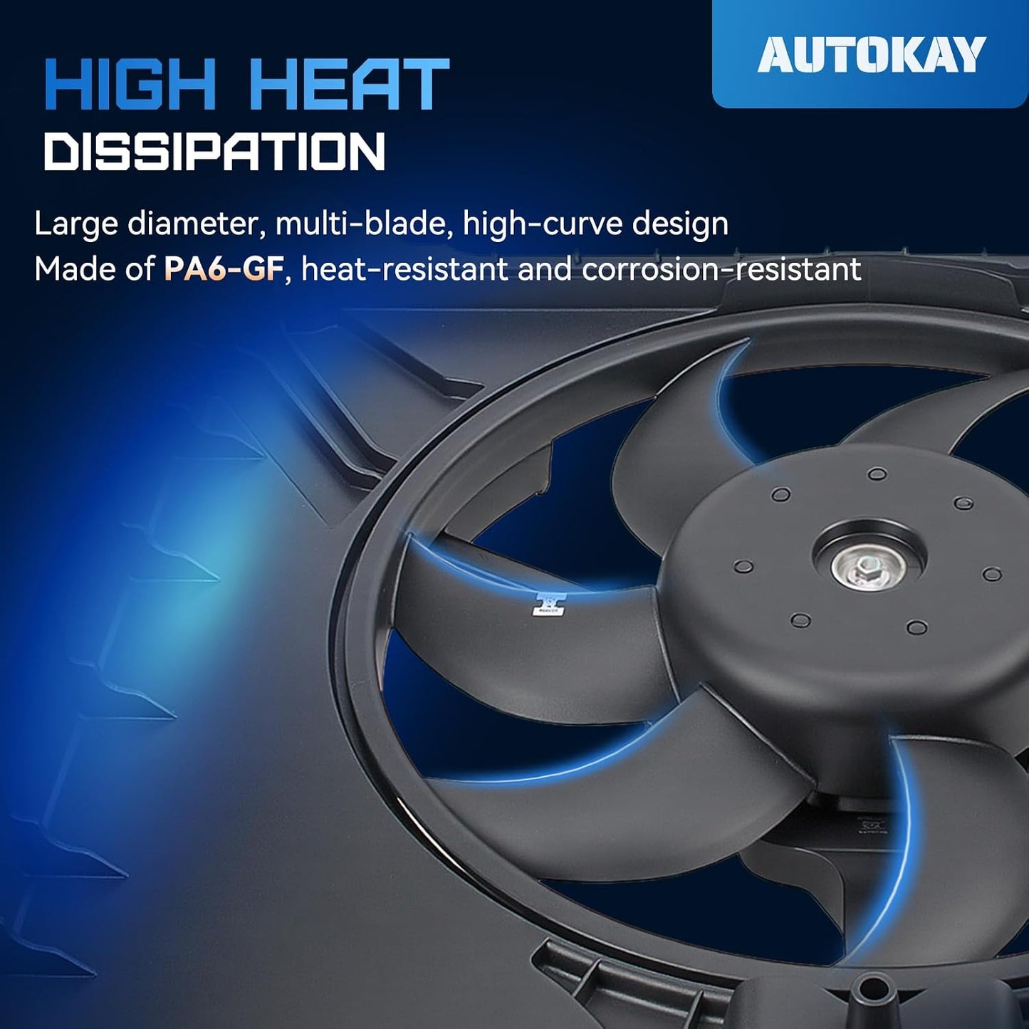 Ventilador refrigeración radiador Smart Fittwo 07-15
