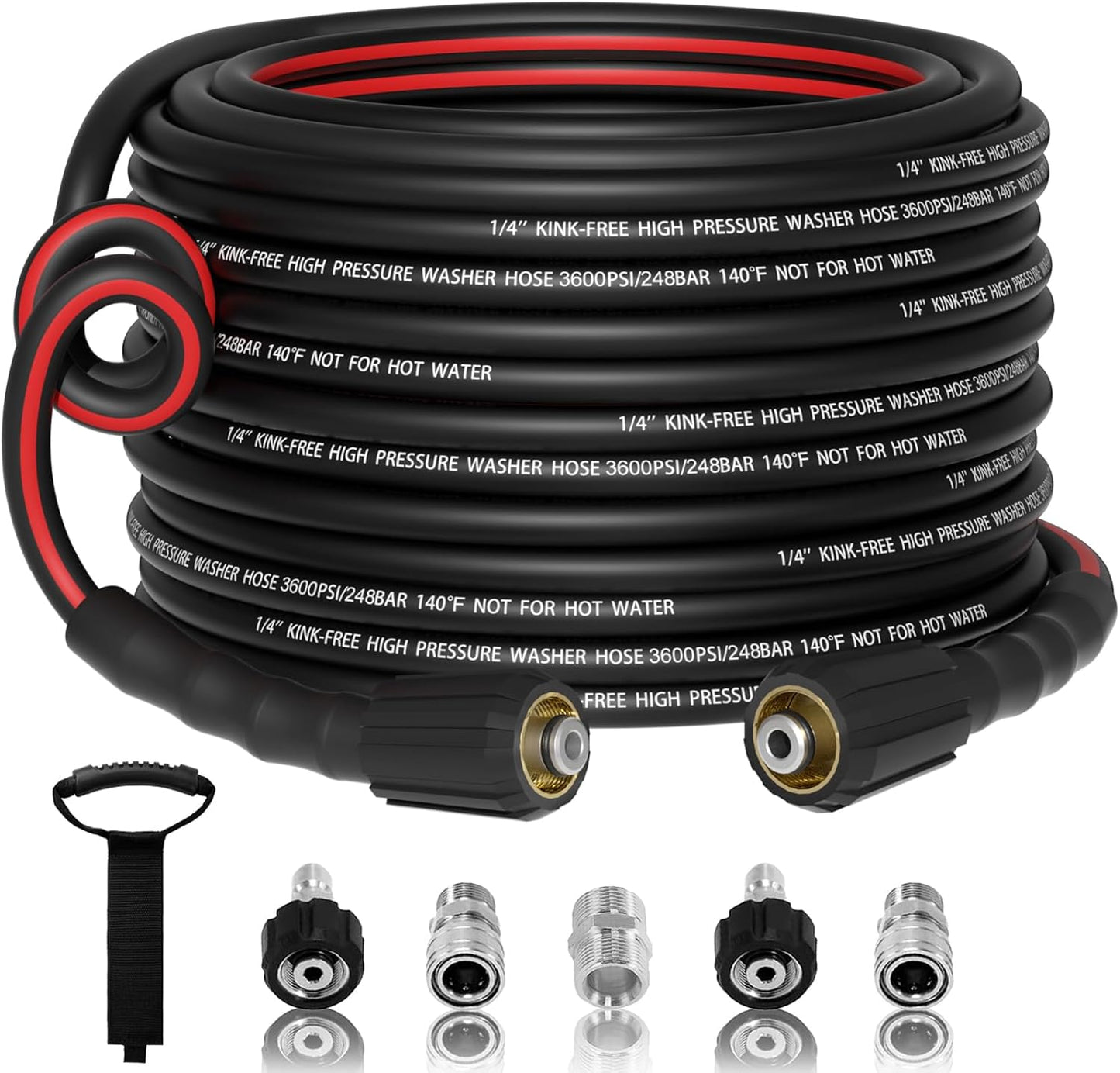 Manguera lavadora presión 50ft 3600PSI resistente M22-14mm