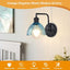 Aplique pared vidrio a rayas LED enchufable