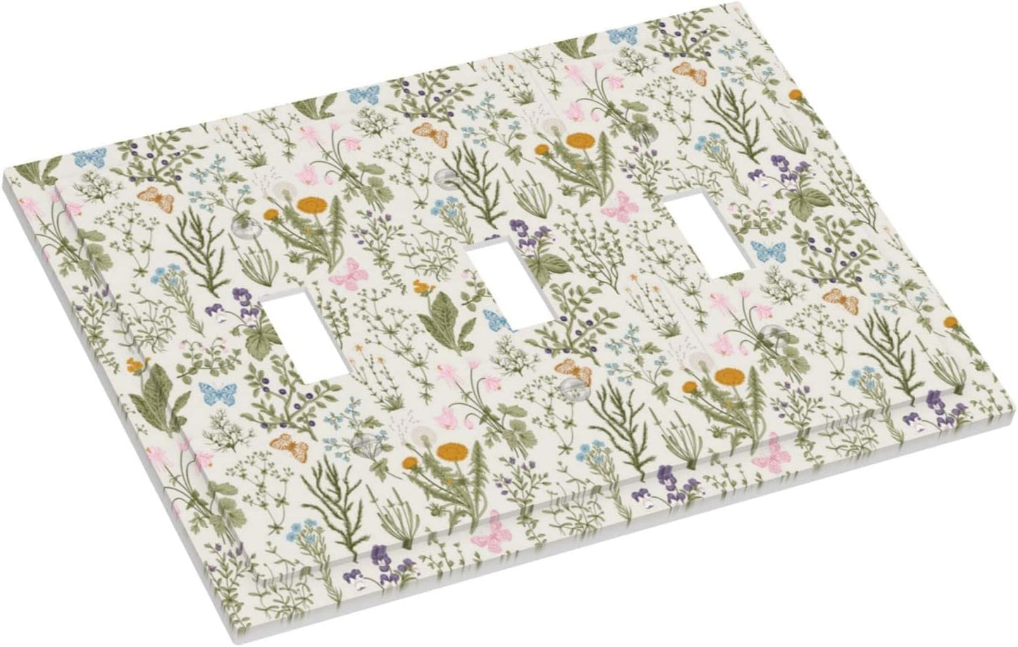 Placa pared decorativa 3 segmentos para plantas cocina baño